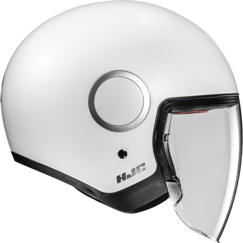 Casco abierto para motocicleta HJC RPHA 40 Blanco perla sólido