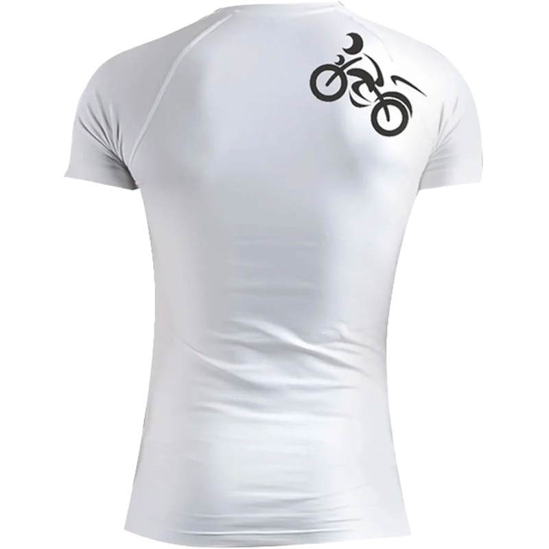 Camisa de hombre nanosilver® MOTO blanca