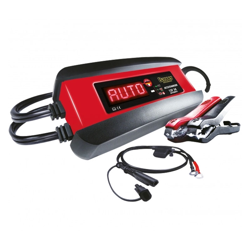 Cargador de baterías Banner Accucharger 3A para baterías de 12V