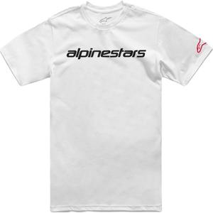 Camiseta Alpinestars Linear Wordmark 2.0 CSF blanco-rojo-negro