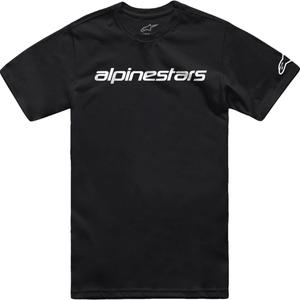 Camiseta Alpinestars Linear Wordmark 2.0 CSF negro-blanco