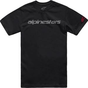 Camiseta Alpinestars Linear Wordmark 2.0 CSF negro-gris-rojo