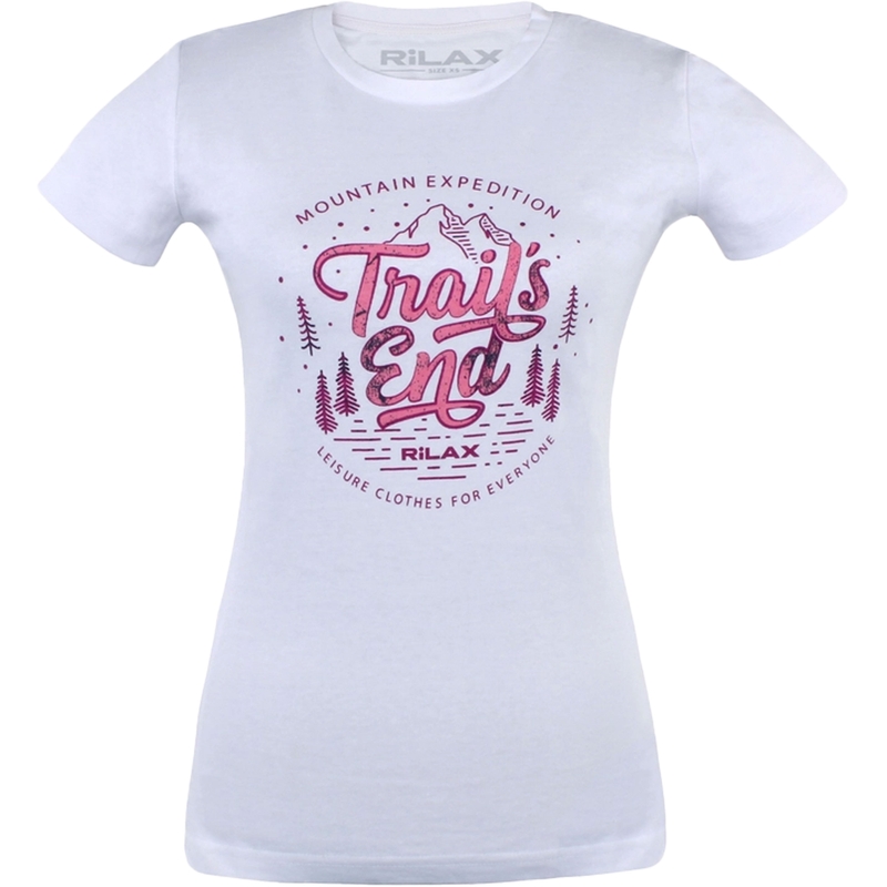Camiseta Rilax Morika de mujer blanca