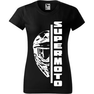 Camiseta de mujer SUPERMOTO negra