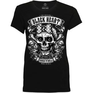 Camiseta negra de mujer Heart Miss Murder negro