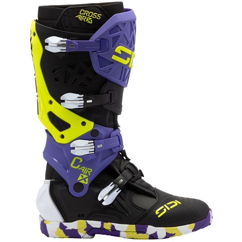 Botas de moto SiDi Crossair X negras-moradas