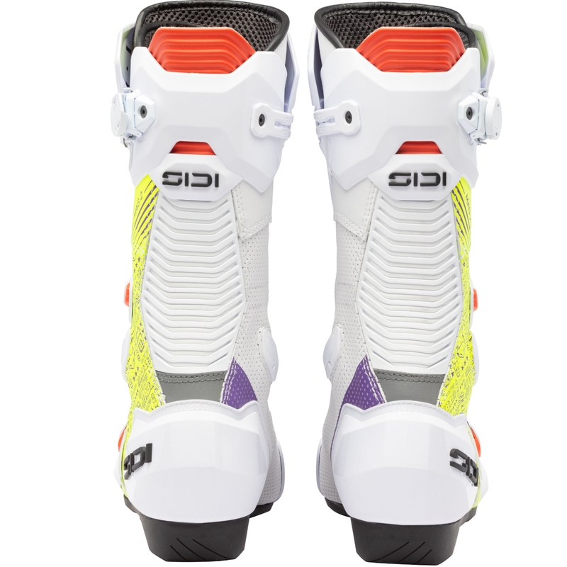 Botas de moto SiDi MAG 2 Air BTA001 blanco-amarillo