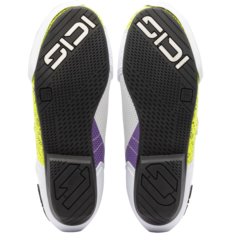 Botas de moto SiDi MAG 2 Air BTA001 blanco-amarillo