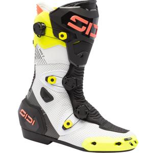 Botas de moto SiDi MAG 2 Air amarillo flúor-coral flúor
