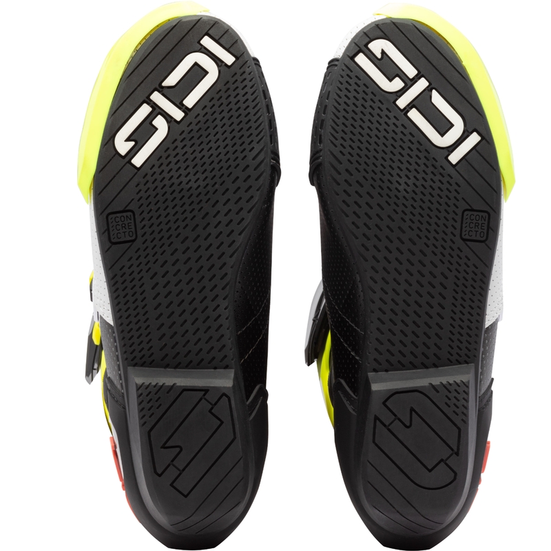 Botas de moto SiDi MAG 2 Air amarillo flúor-coral flúor