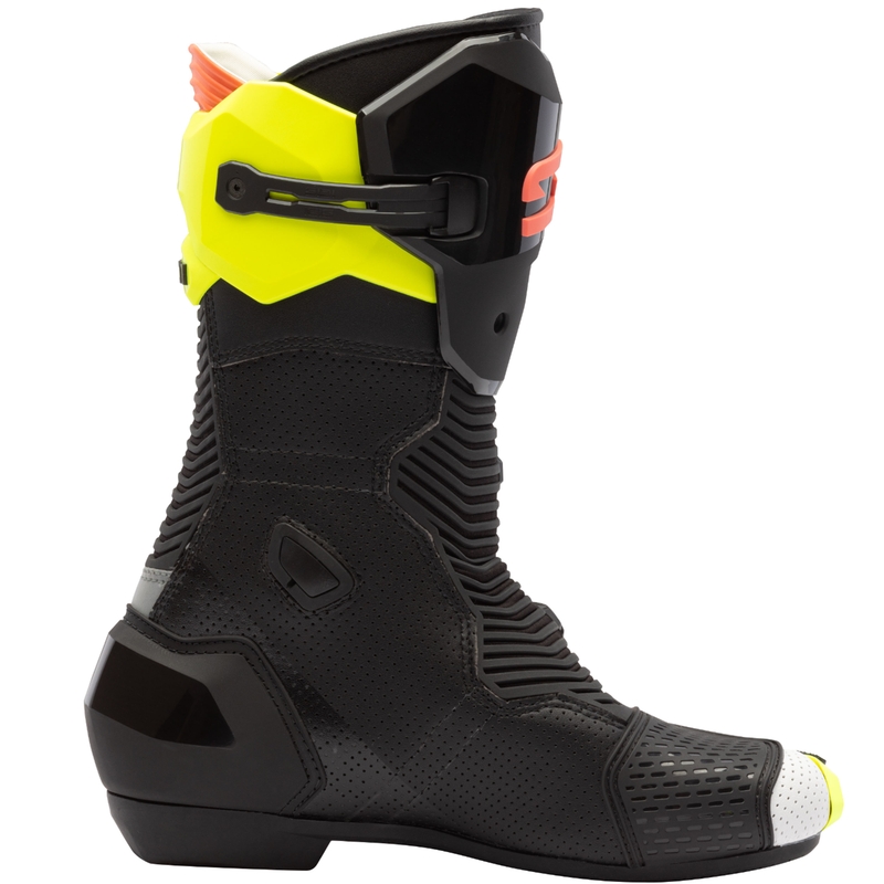 Botas de moto SiDi MAG 2 Air amarillo flúor-coral flúor