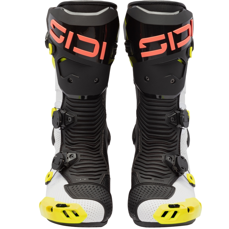 Botas de moto SiDi MAG 2 Air amarillo flúor-coral flúor
