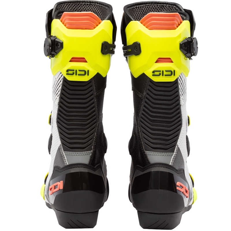 Botas de moto SiDi MAG 2 Air amarillo flúor-coral flúor