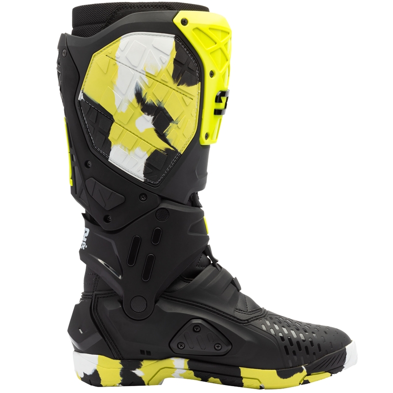 Botas de moto SiDi Crossair X RACR002 amarillo fluorescente-negro