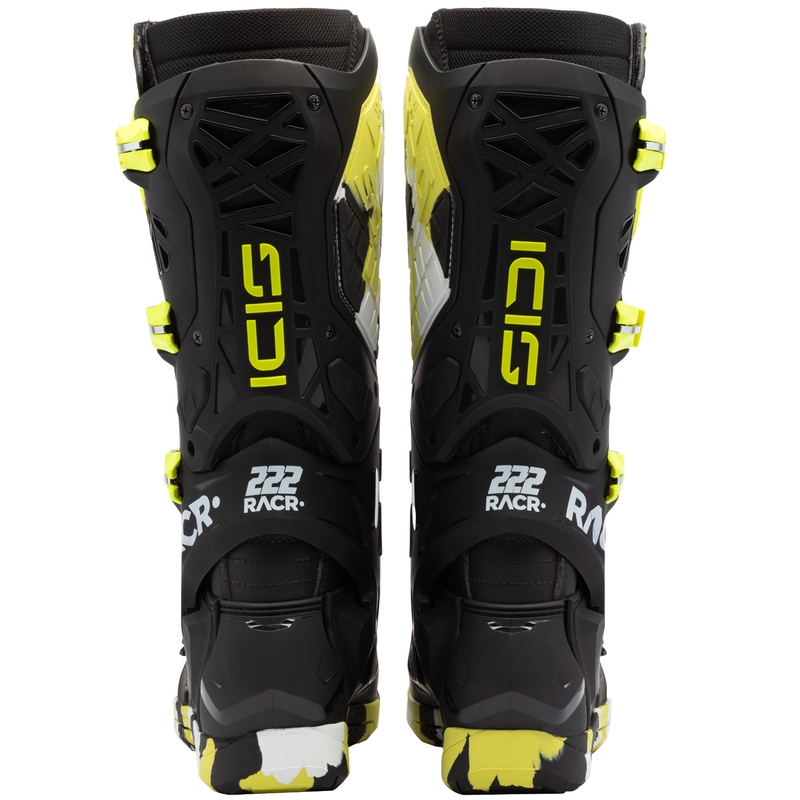 Botas de moto SiDi Crossair X RACR002 amarillo fluorescente-negro