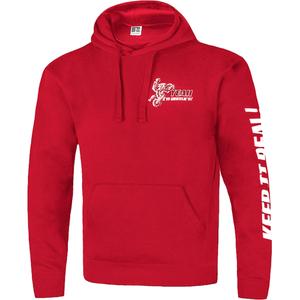 Sudadera Atrápame si puedes rojo