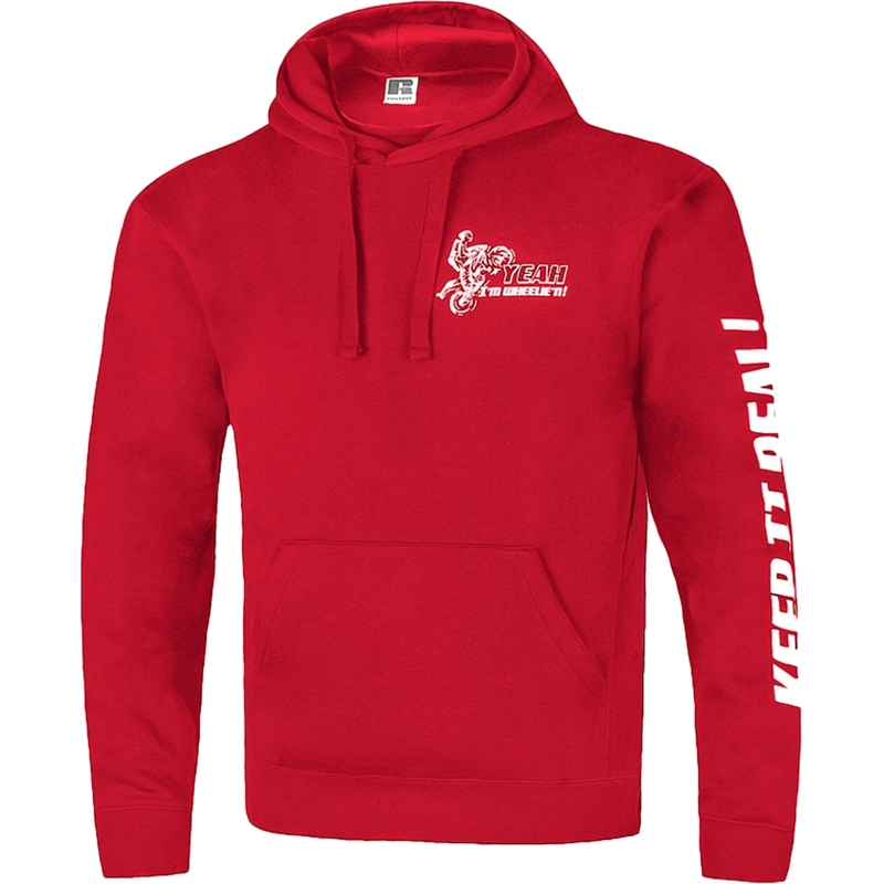 Sudadera Atrápame si puedes rojo