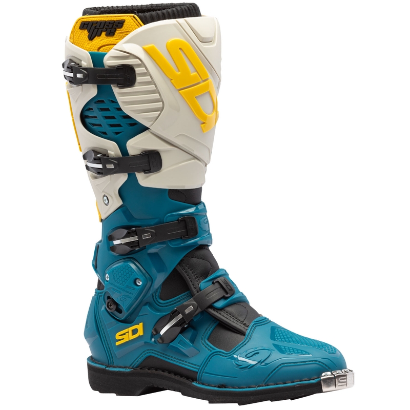 Botas de moto SiDi Crossfire 3 beige-azul