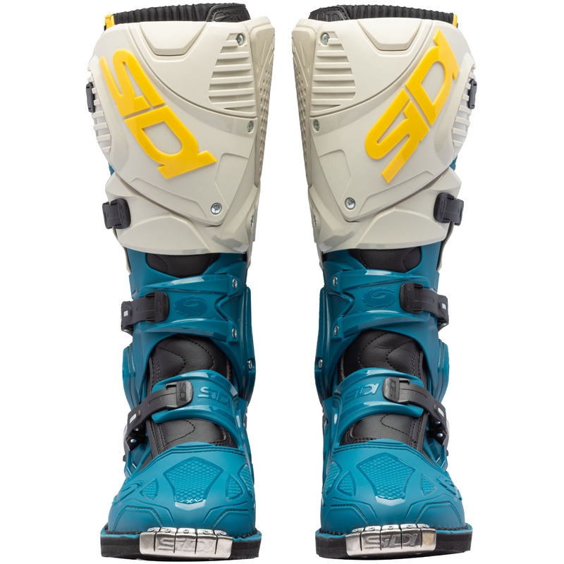 Botas de moto SiDi Crossfire 3 beige-azul