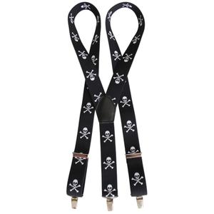 Tirantes con motivo de calavera