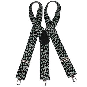 Tirantes con motivo Tablero de ajedrez