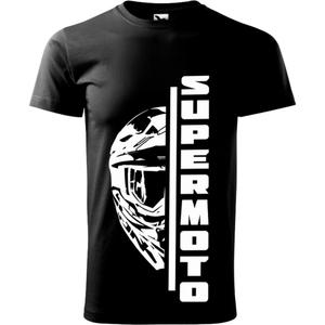 Camisa de hombre SUPERMOTO negra