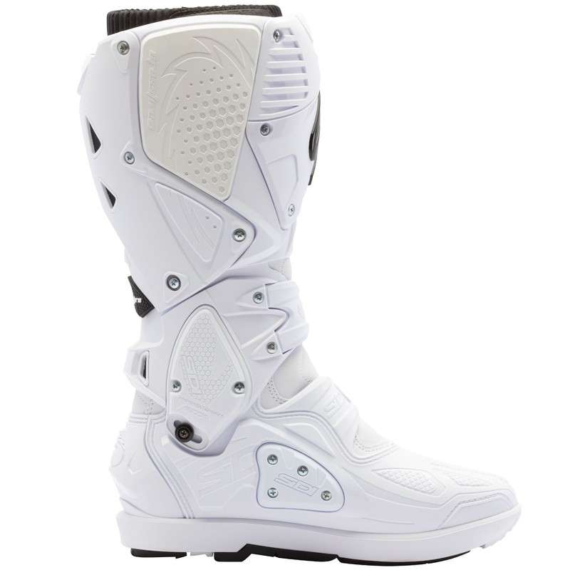 Botas de moto SiDi Crossfire 3 SRS blancas y negras