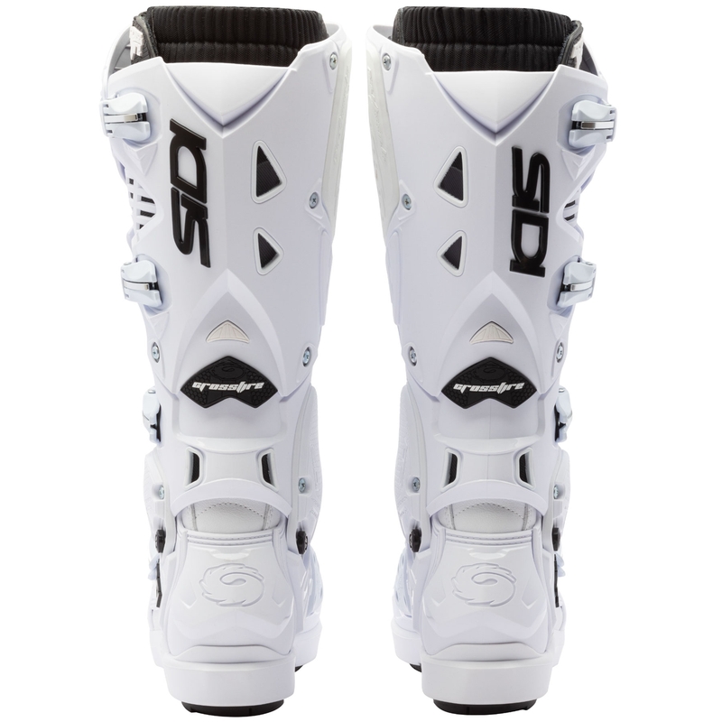 Botas de moto SiDi Crossfire 3 SRS blancas y negras