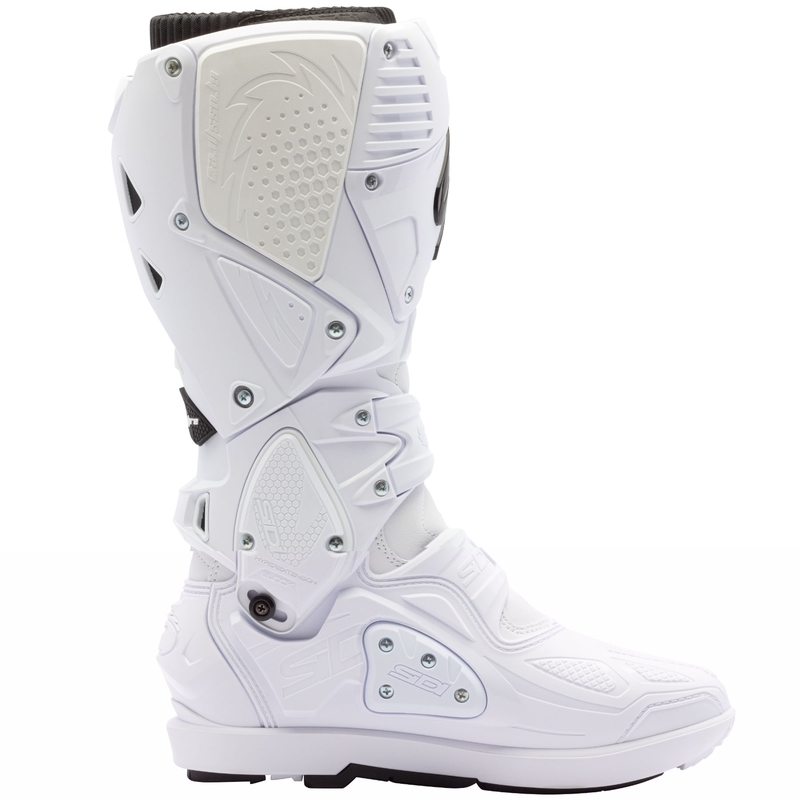 Botas de moto SiDi Crossfire 3 SRS blancas y negras