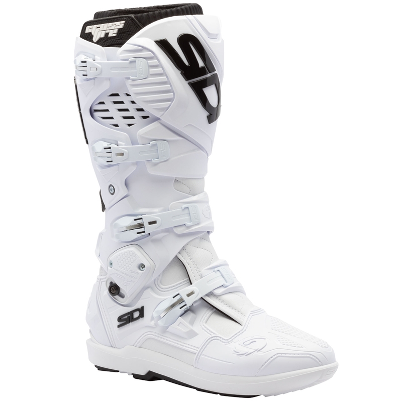 Botas de moto SiDi Crossfire 3 SRS blancas y negras