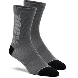 Calcetines 100% - USA Rythym Merino Wool negro y gris