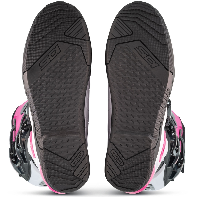 Botas de moto SiDi X Power SC blancas-negras-rosas
