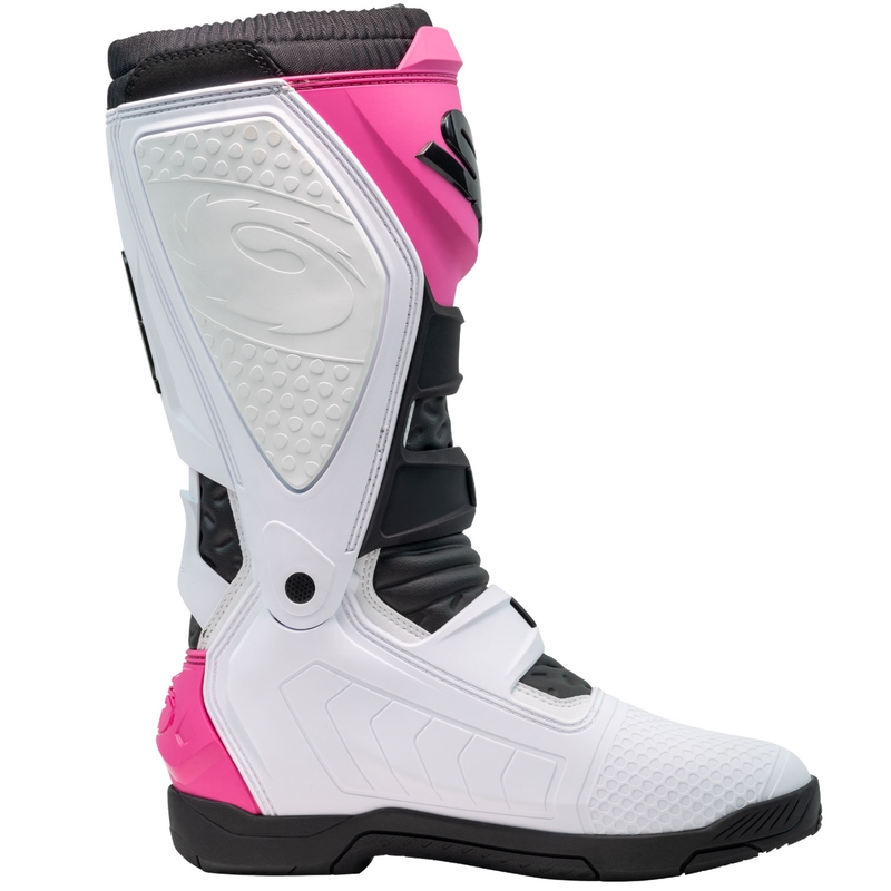 Botas de moto SiDi X Power SC blancas-negras-rosas