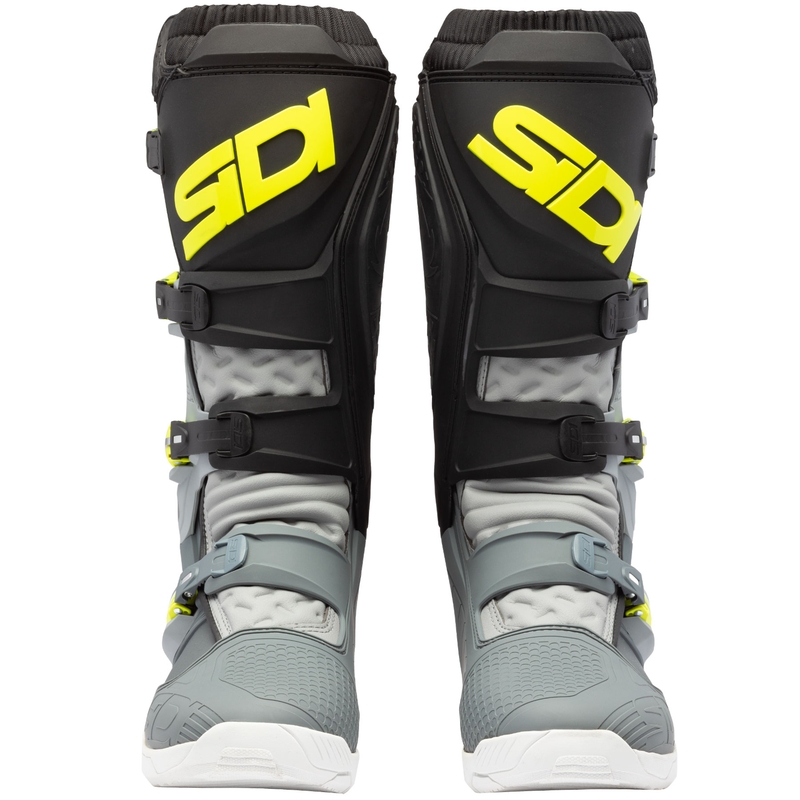 Botas de moto SiDi X Power SC gris-amarillo fluorescente