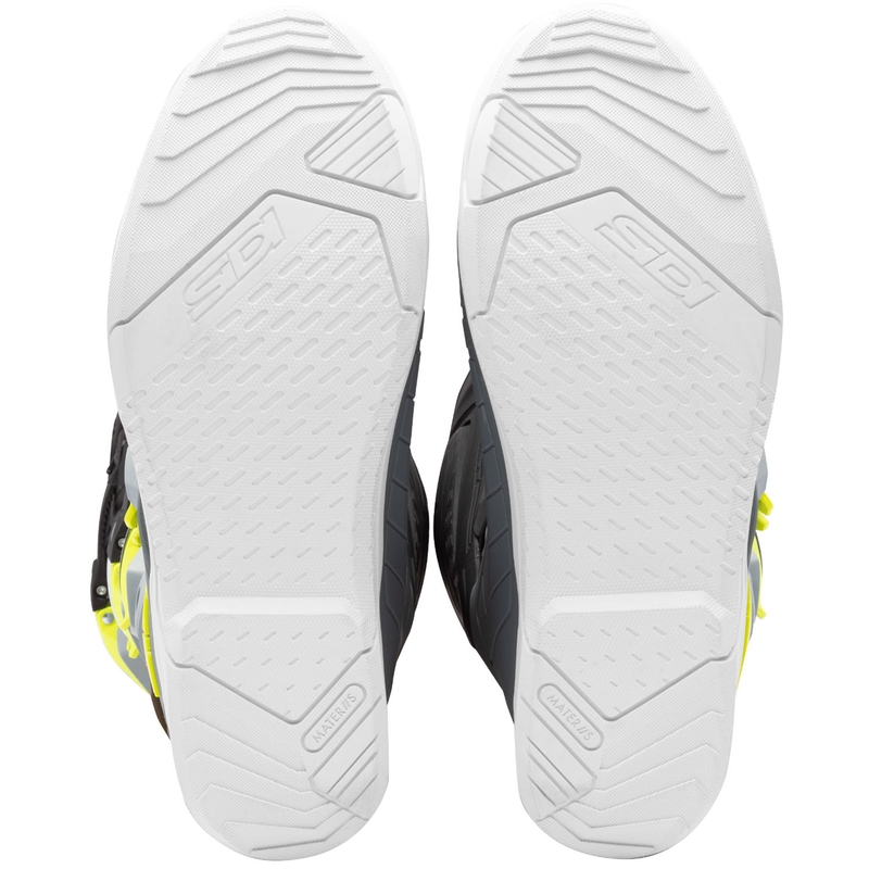 Botas de moto SiDi X Power SC gris-amarillo fluorescente