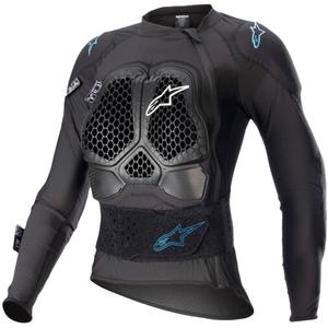 Chaleco protector Alpinestars Stella Bionic Action 2 para mujer, color negro y azul