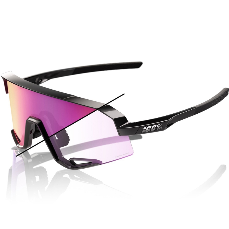 Gafas de sol 100% Slendale con lentes fotocromáticas moradas