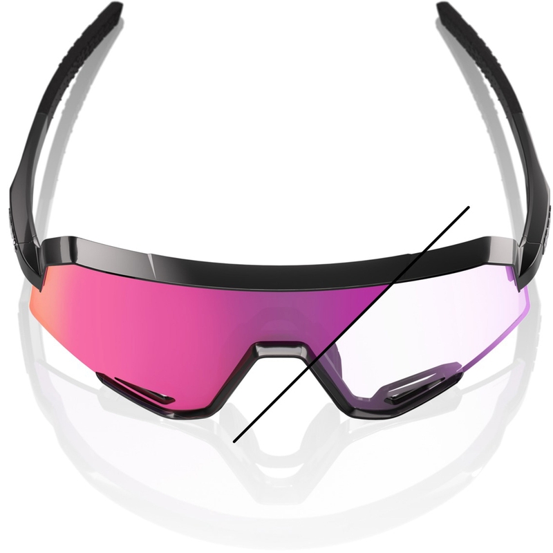 Gafas de sol 100% Slendale con lentes fotocromáticas moradas