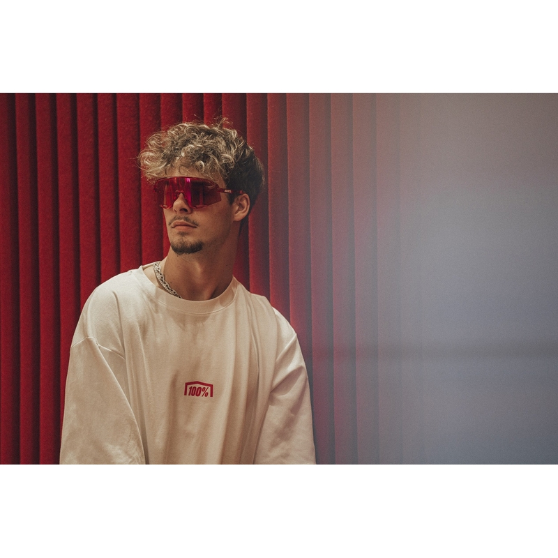Gafas de sol 100% Slendale con lentes HIPER Fire rojas
