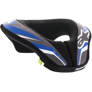 Protector de Cuello Alpinestars Sequence Youth Negro, Blanco y Azul