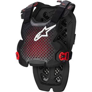 Protector pectoral Alpinestars A-1 PRO negro-antracita-rojo