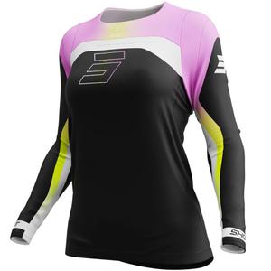 Camiseta de motocross para mujer Shot Contact Nebula rosa