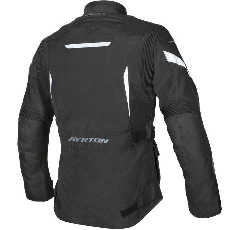 Chaqueta de moto para mujer Ayrton Teressa II negra-gris