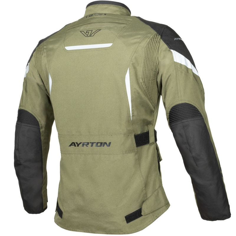 Chaqueta de moto para mujer Ayrton Teressa II verde oscuro