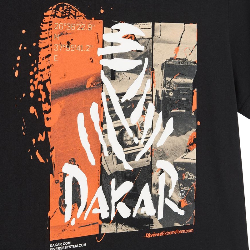 Camiseta negra Dakar DES 2025