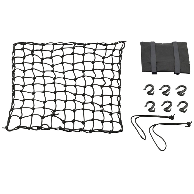 Red flexible para equipaje de moto con ganchos de plástico Daytona 50 x 50 cm negro