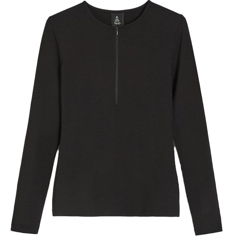 Camiseta negra Dakar DKR Zipp para mujer