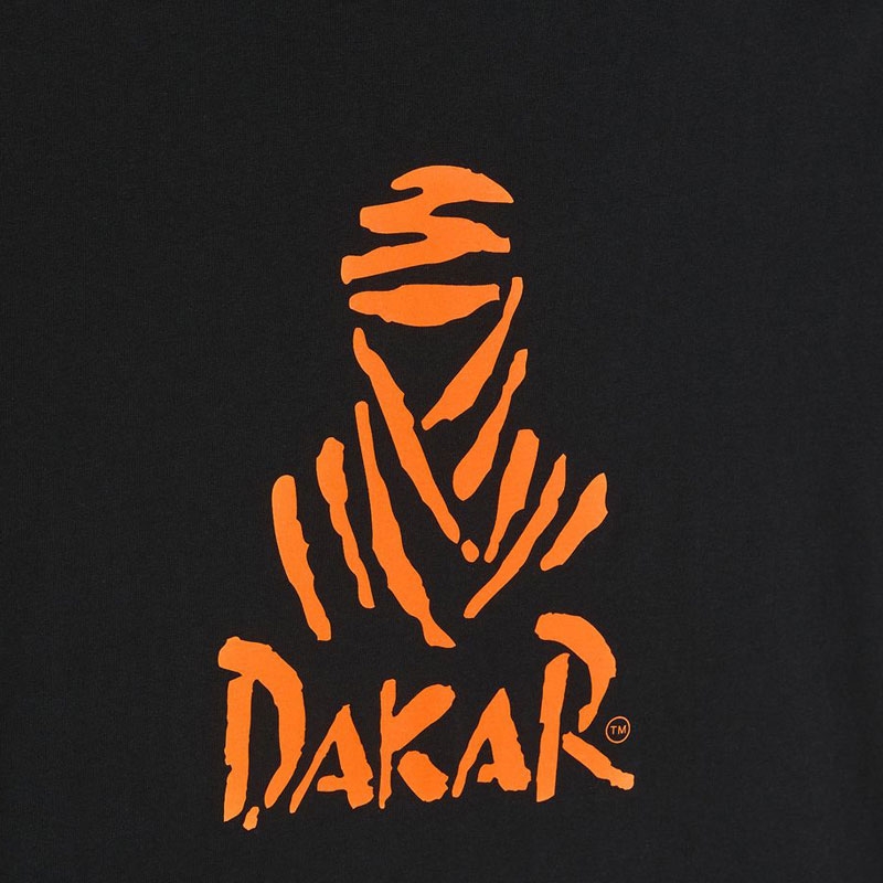 Camiseta negra Dakar LOGO 256