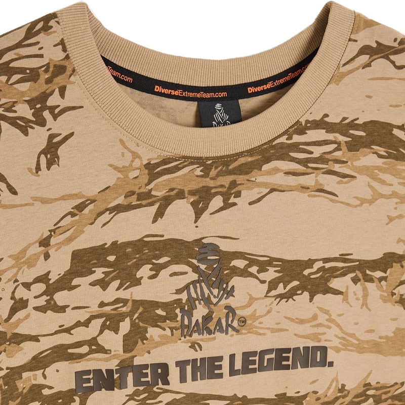 Camiseta Dakar DES 1825 camuflaje beige