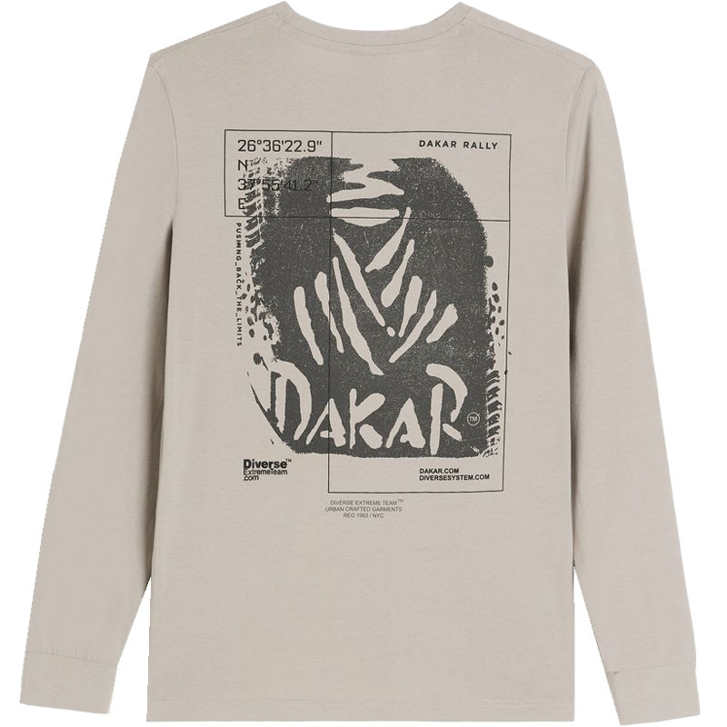 Camiseta gris claro Dakar VIP LG 0425